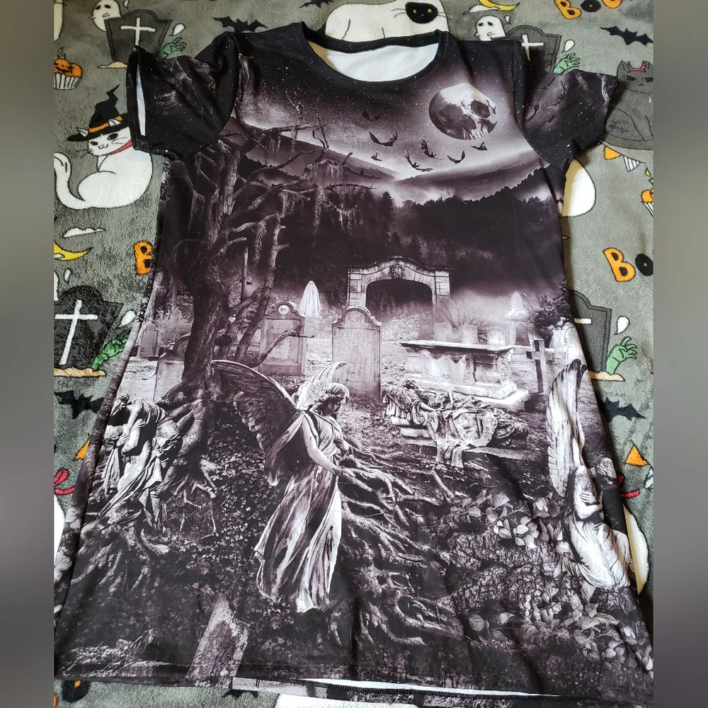 Blackmilk Necropolis Tee Dress - Picture 2 of 6